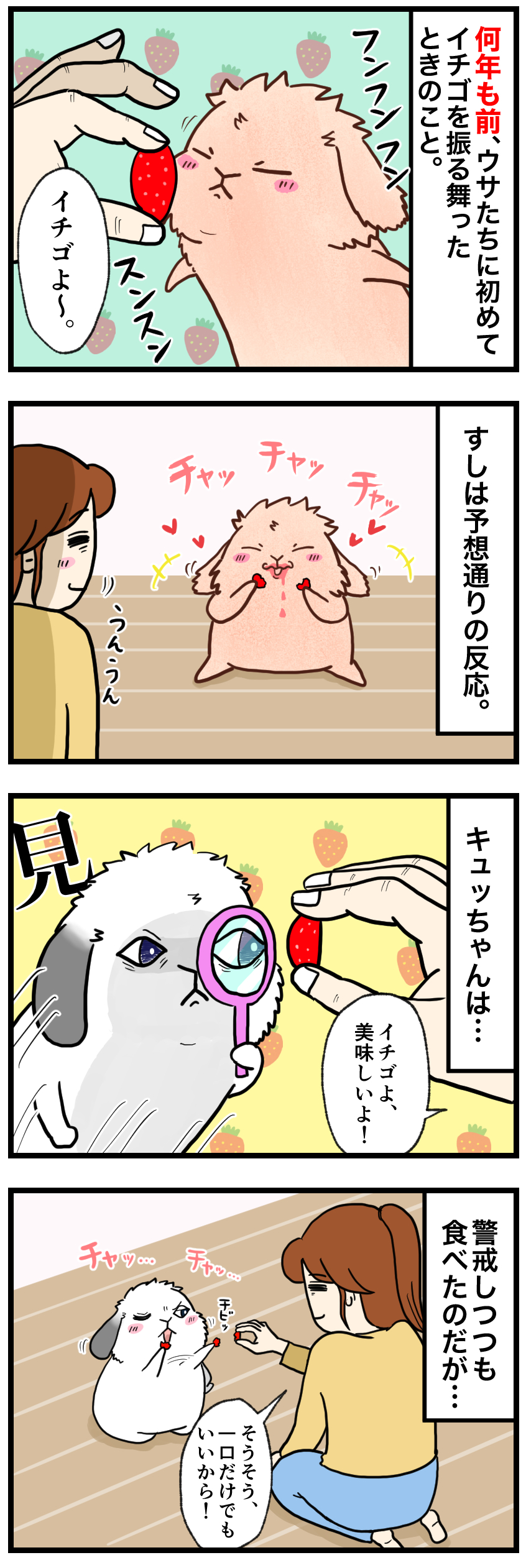 ウサギの漫画