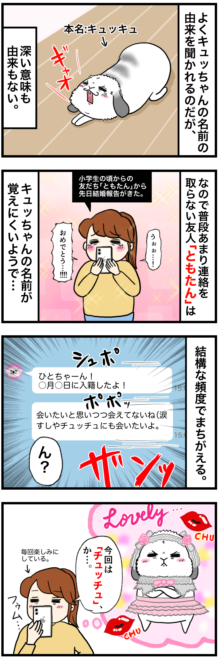 ウサギの漫画