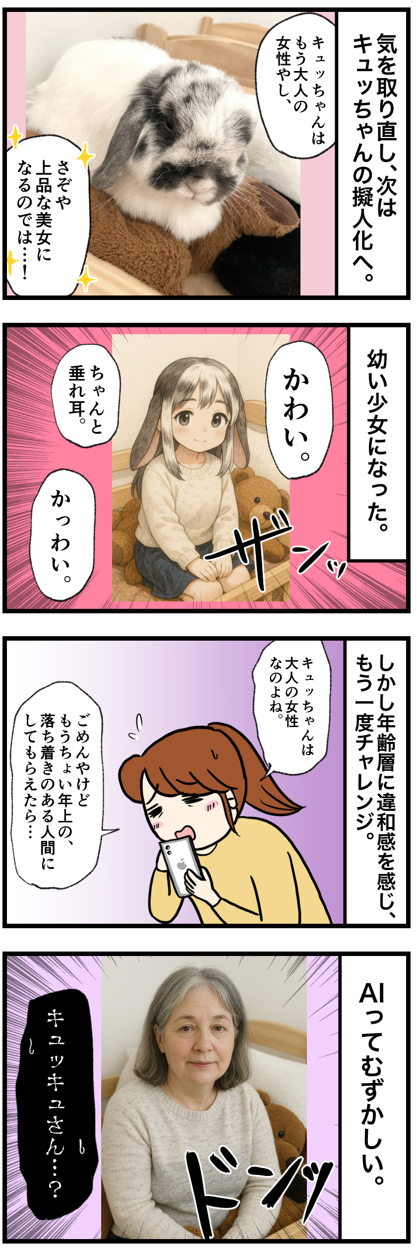 ウサギの漫画