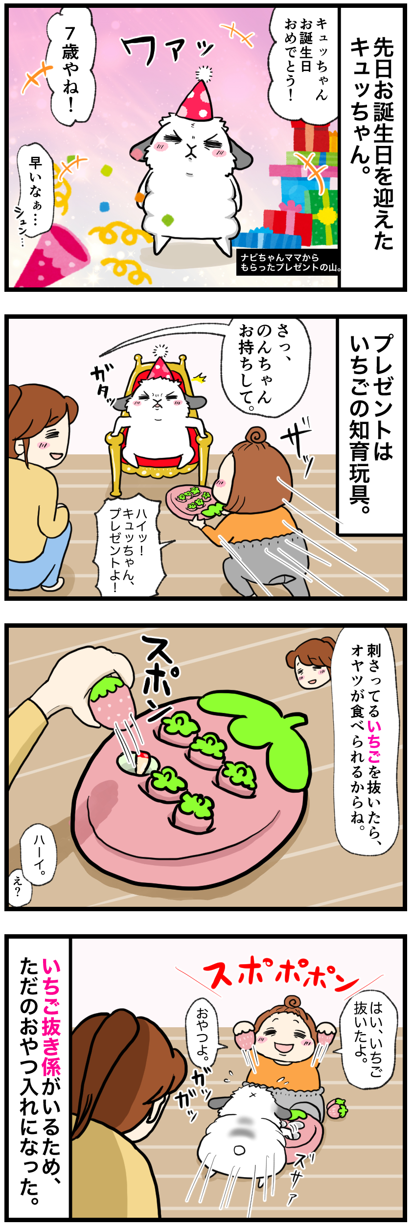 ウサギの漫画