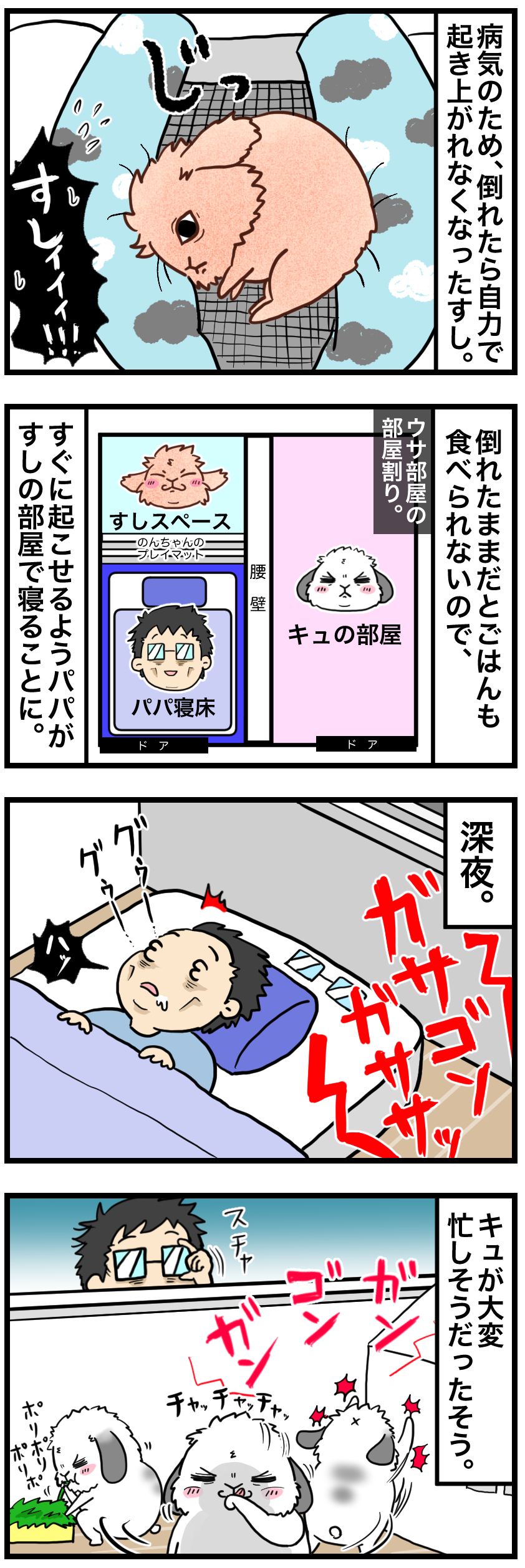 ウサギの漫画