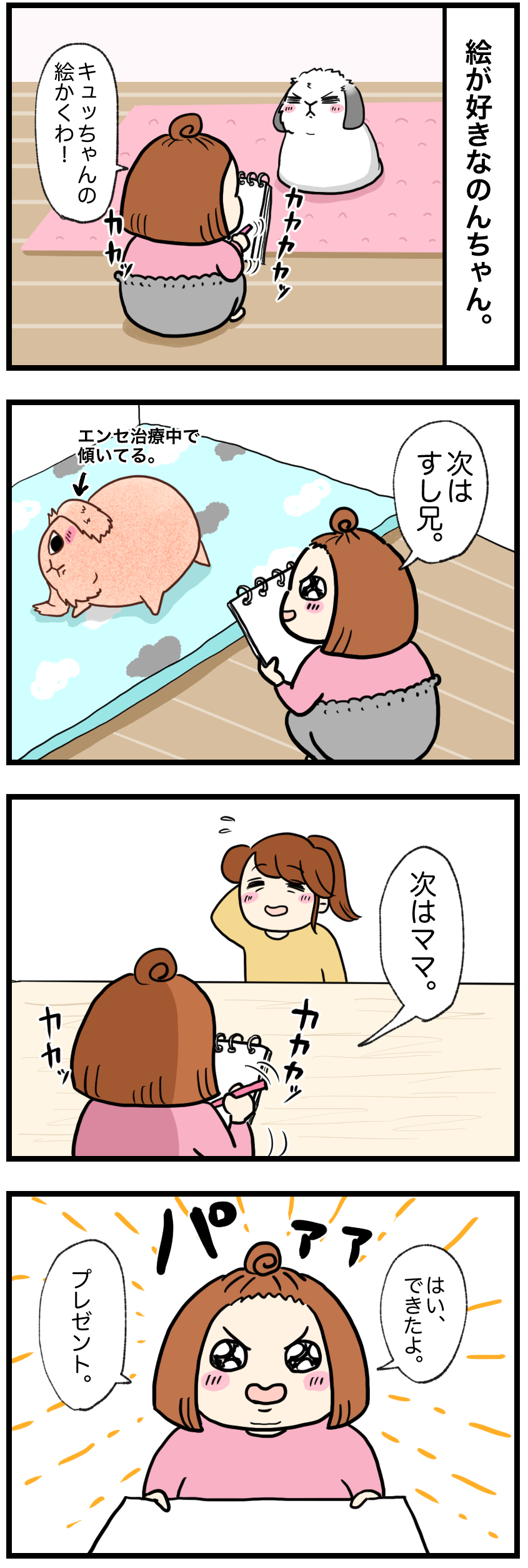 ウサギの漫画