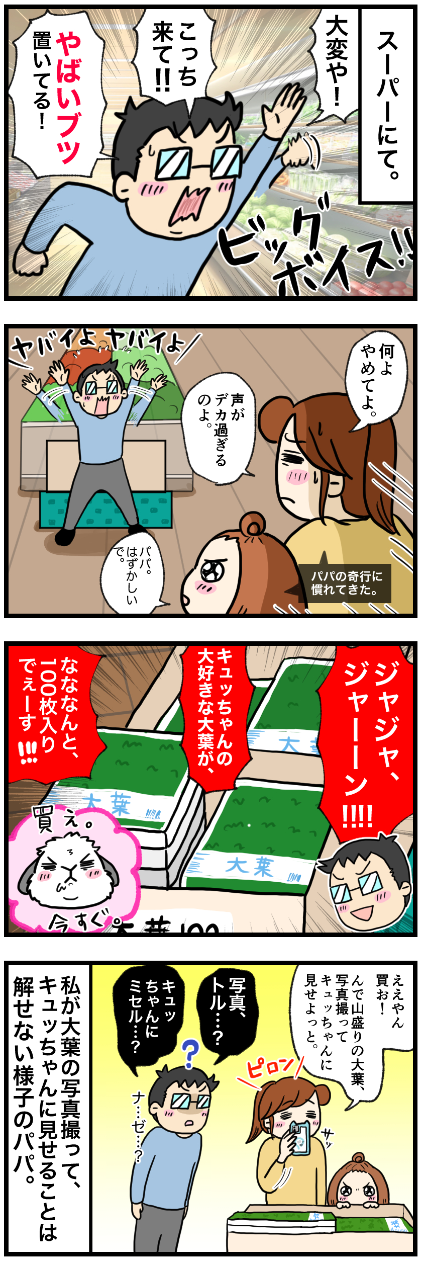 ウサギの漫画