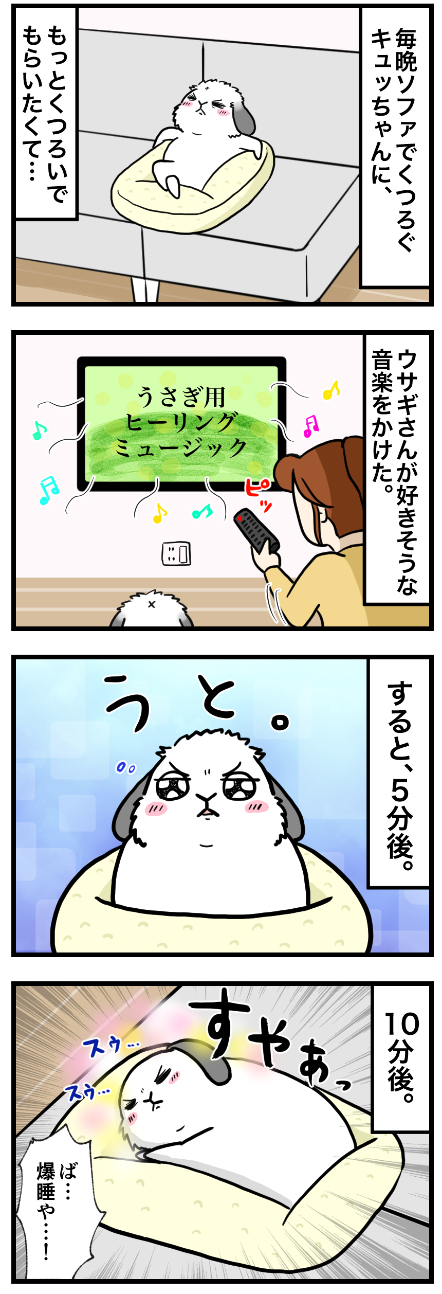 ウサギの漫画