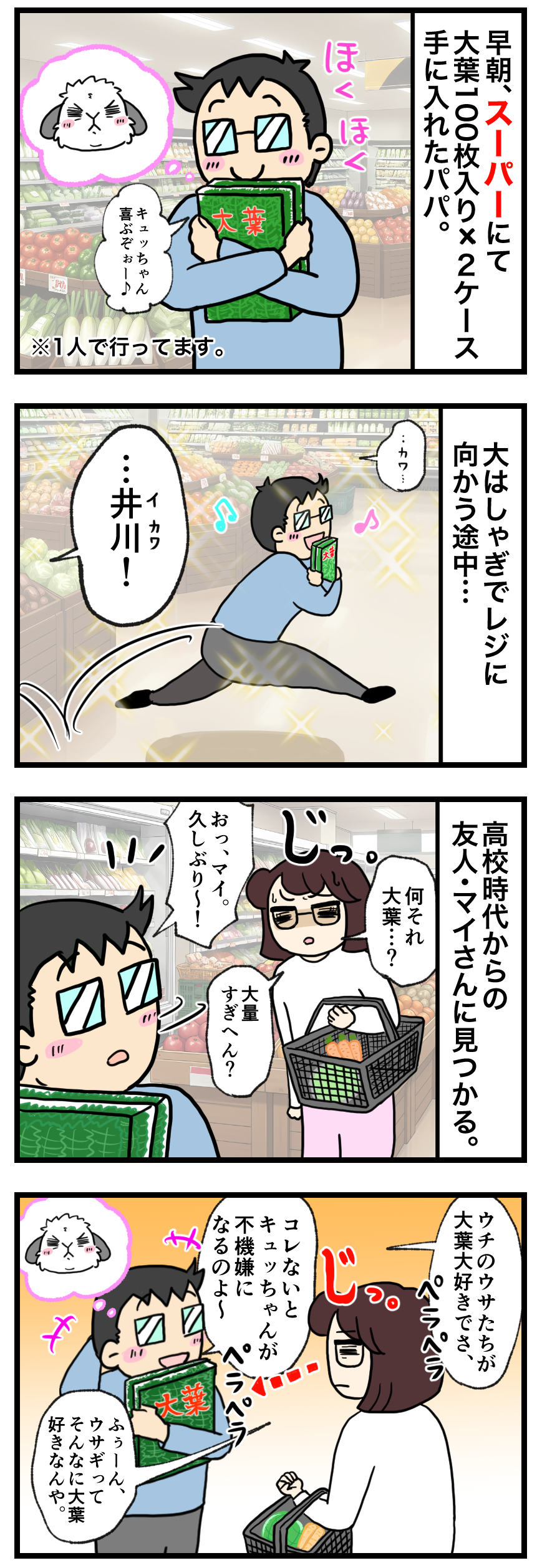 ウサギの漫画