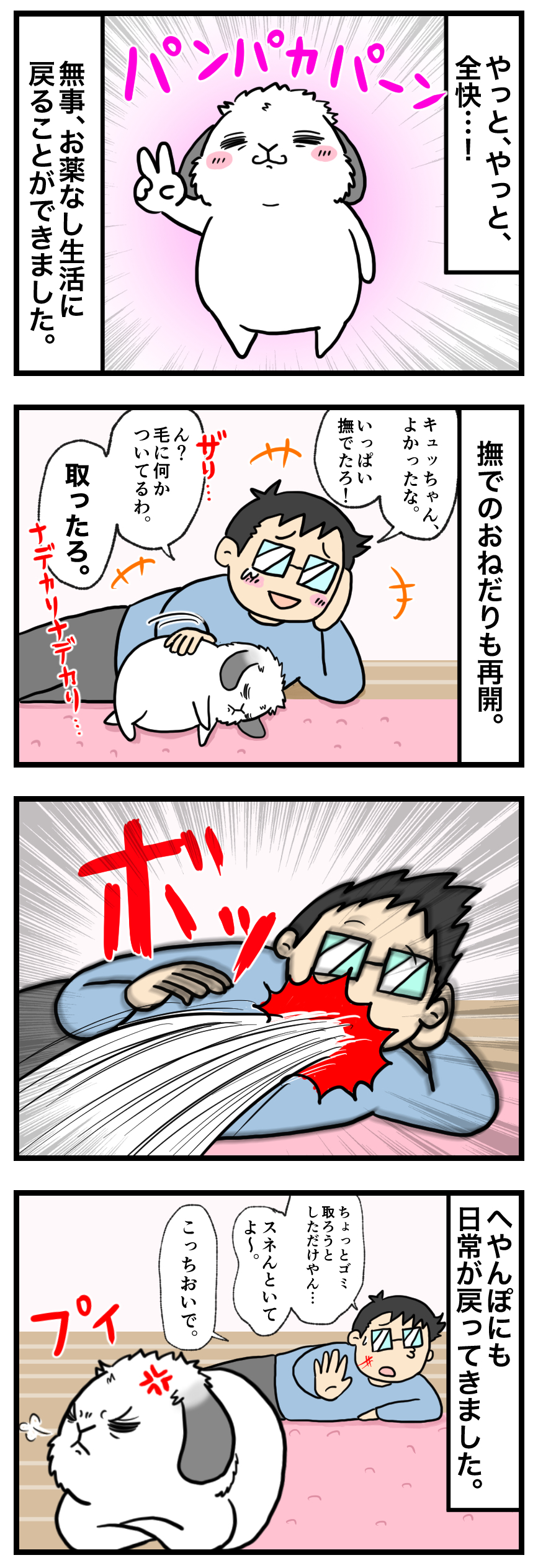 ウサギの漫画